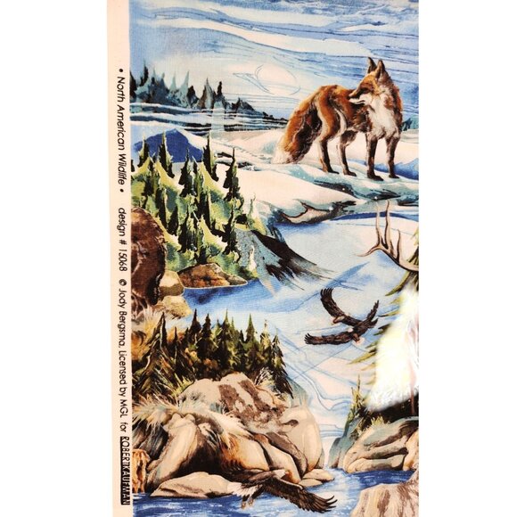 North American Wildlife Fabric By Jody Bergsma For Robert Kaufman - Picture 2 of 16